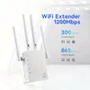 Öka din WiFi -signal direkt - 1200 Mbps WiFi Extender med 360 ﾰ Full täckning