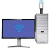 Adattatore WiFi USB 1300Mbps per PC Dual 5dBi Adattatore wireless per antenna per laptop desktop compatibile con Windows 10/7/8 / 8.1 / XP