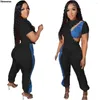 Women's Two Piece Pants Womens Denim 2 Set Y2K Streetwear Club Party Outfits Tracksuit Eyelet Lace Up Top Jogger Jean Suits Sweatsuit