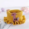 Scarves Scarf Cute Cartoon Solid Color Kids Neck Girls Boys Children Knitted