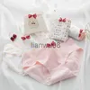 Panties new striped underwear 5pclot cotton lovely print briefs young girl panties Teenager students pink M L XL x0802