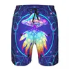 Shorts pour hommes Beach Short Swim Magic Mushrooms Over Sacred Geometry Surf Sport Board Maillots de bain