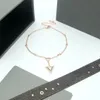 Light Diamond Fashion Sier Temperament Ankettchen ist ein gutes Geschenk für Ihren Frau Schmuck