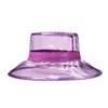 Wide Brim Hats Bucket Solid Leopard Transparent Womens Buckets Caps PVC Beach Sun Visor Waterproof Rain Hat Plastic Gorras 230801
