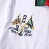 Polo Masculino TS Manga Curta Camisa Polo Masculina México 2023 Verão Casual Esportes de Negócios Camiseta Bordada Algodão Roupas Brancas