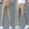 Męskie spodnie Slim Fit Casual Spoders Streetwear Streetwear Elastyczne pasy dla