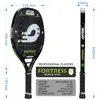 Tennisracketar Optum Fortress 18K kolfiber grov yta 14 hål strandracket med täckväska 230801