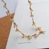 Pendant Necklaces Cherry Beads Natural Floral Baroque Pearl Choker Punk Hiphop Designer Runway Rare Simply Gown Boho Top Japan Korean