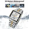 Wristwatches REWARD VIP Mens Watches Waterproof Luminous Sport for Man Stainless Steel Wristwatch Chronograph Date Stopwatch 230802