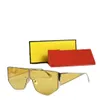 2023 New luxury designer Fenjia full frame metal fashionable sunglasses high-quality glasses 0093