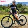 Cycling Jersey Sets MLC Long Sleeve Cycling Wear Women's Sweatshirt Suit Summer Breathable Casual Jumpsuit Outdoor Cycling Wear 230801