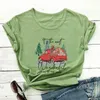 Dames T-shirts Prachtige tijd van het jaar Kerst Katoen Vrouwen Shirt Unisex Winter Grappig Casual Korte mouw Top Gift Tee