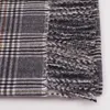 Scarves Cashmere Silk Check Plaid Scarf Wrap Oblong Shawl Warm Fashion Long Thick Hijab Top Quality Tartan Blanket Autumn Winter Grey