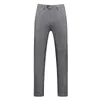 Costumes pour hommes (Veste Gilet Pantalon) Marque Premium Formelle Costume À Carreaux D'affaires Trois Pièces Ensemble Gris Marié Robe De Mariée Taille Masculine