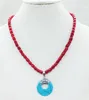 Choker Exquisite Send Lover Gifts Red Coral Necklace 19 "