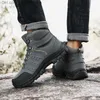 Платье обувь, недавно прибывшая зимняя профессиональная горная прогулка на открытом воздухе, походные туфли мужская мех, ботинки для ботинок, прогулка по теплу, походные ботинки черные спортивные туфли Z230802
