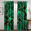 Curtain Customize Size Black Abstract Geometric 100 130 Thin Windows Curtains For Living Room Bedroom Decor 2 Pieces