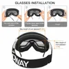 Ski Goggles Findway для взрослых дублеянеров линзы анти тумана УФ -защита OTG Design над шлемом, совместимым с катаниями сноуборда 230801