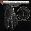 Cycling Gloves Men Winter Waterproof Outdoor Sports Running Motorcycle Ski Touch Screen Fleece Non slip Warm Full Fingers l230801