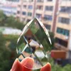 Lustre de cristal 10 pçs qualidade superior transparente gota d'água facetada 63mm pingentes de vidro para acessórios de cortina decoração de casa