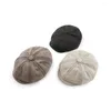 Berets Classic Woolen Sboy Beret Hat Autumn Winter Boina Golf Visor Hats 8 Panel Octagonal Caps For Men And Women