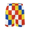 Shorts pour hommes Anime Plage Drapeau D'Anvers Lâche Stretch Causal Top Qualité Hawaï Pantalon Basket-Ball Réglable Cordon Breathab