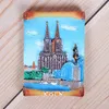 Fridge Magnets German tourist souvenir magnetic 3d refrigerator sticker Berlin architecture cologne cathedral Heidelberg neckar river 230802