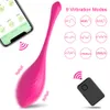 Vibrators APP Bluetooth Control Female Vibrator for Women Clitoris Stimulator Wireless G Spot Dildo Love Egg Sex Toys Adults 230801