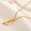 Vrouwen Designer Ketting Luxe Waterdichte Hanger Ketting 18K Gold Charm Love Sieraden Engagement Travel Party Mother Gift Ketting Geen Vervagen