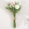 Decorative Flowers White Artificial Gypsophila Wedding Home Autumn Decoration High Quality Big Bouquet Luxury Fake Flower Arrangement Bulk