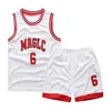 Maillot de basket-ball d'été pour garçons, petit, moyen et grand, gilet respirant en maille pour jeunes, ensemble de maillot de sport à séchage rapide