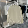 Men's Plus Size Hoodies & Sweatshirts Round neck long sleeve sweater high street Hoodie women's fashion Sweatshirt wool roll fabric color black and white size S-2XL 1c700