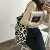 Totes Pink Leopard Shoulder Bag Women's Large Capacity Casual Handbag Women's Cute Canvas Handbagstylishhandbagsstore