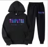 Trapstar 2024 Tracksuit Mens Trapstar Trapstar Tracksuit Hoodie Basketball Football Rugby Two-piece with Womens Long Sleeve Trapstar Hoodie Jacket Trousers 4046