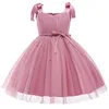 Meisjes Jurken Zomer Meisje Tule Jurk Prinses Partij Tutu Pluizige Parel Kids Bruiloft Avondjurk Kinderkleding Babykleertjes vestidos 230802