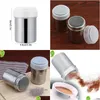 Baking Pastry Tools 304 Stainless Steel Spring Seasoning Jar Cocoa Powder Coffee Brewer Flour Sugar Mesh Kitchen Cooking Drop Deli Dhirx