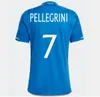 23 24 Italia Chiesa Soccer Jerseys 2023 Italys 125th Raspadori Verratti Barella Donnarumma Totti Lorenzo Politano Zaniolo Miretti Football Shirt Men Woman Kdis6