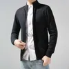 Men's Sweaters A691 Men Knit Cardigan Loose Rib Hem Cotton ONeck Zipper Fly Slim Fit Casual Fashion Business Gentlemen Simple Knitwear Outwear J230802