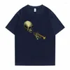 T-shirt da uomo Fashion Brand Design Skull Graphic Uomo Donna Casual Loose oversize manica corta T-shirt da uomo Vintage Anime Tshirt