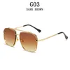 선글라스 스퀘어 여성 UV400Trendy 고급 빈티지 패션 안경 레트로 남자 Gafas de Sol Hombre Lunette Soleil Femme