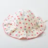 Haar Accessoires Kinderen Hoed Meisjes Jongens Lente Herfst Outdoor Schaduw Dot Prints Zonnebrandcrème Visser A's Badpak Cap