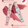 Läppglans Flower Knows Strawberry Rococo Series Cloud Cream Lipsticks Beauty Glazed Mirror Delicate Lipstick 3 5G 230801