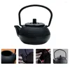 Servis uppsättningar Mini Coffee Pot Stone Tools Liten TEAPOT Ornament Iron Cast Kettle Decoration Adoendnment