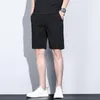 Mäns shorts 2023 Beach Men Summer Spring Solid Color Casual Short Trousers Loose Drawstring Hip Hop Korean Style Z81