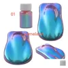 Andere Gezondheid Beauty Items Nail Glitter 10 g/partij Kameleon Poeder Autolak Kleur Veranderende Pigment Drop Levering Dheqm