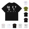 Designer Clothing Mens t Shirt Gal Tee Depts T-shirts Black White Fashion Men Women Tees Letters Luxury T-shirt Brand Clothing