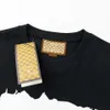 여름 패션 하이 스트리트 코튼 티셔츠 스웨트 스웨트 셔츠 티셔츠 풀버 티셔츠 통기성 남자와 여자 인쇄 캐주얼 짧은 슬리브 티셔츠 3 가지