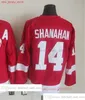 Film Vintage Hockey 19 Steve Yzerman Jerseys CCM Hafdery 24 Chris Chelios 17 Brett Hull 14 Brendan Shanahan 16 Vladimir Konstantinov Jersey Red White Men