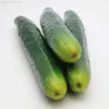 Decorative Flowers Simulation Bubble Long Cucumber Model Table Display Home Decorate Pography Props Plastic Vegetable Crafts 2 Pcs/lot