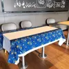 テーブルクロス43インチハロウィーンのテーブルクロスは、ワイプ可能で再利用可能なパーティー用のテーブルクロス